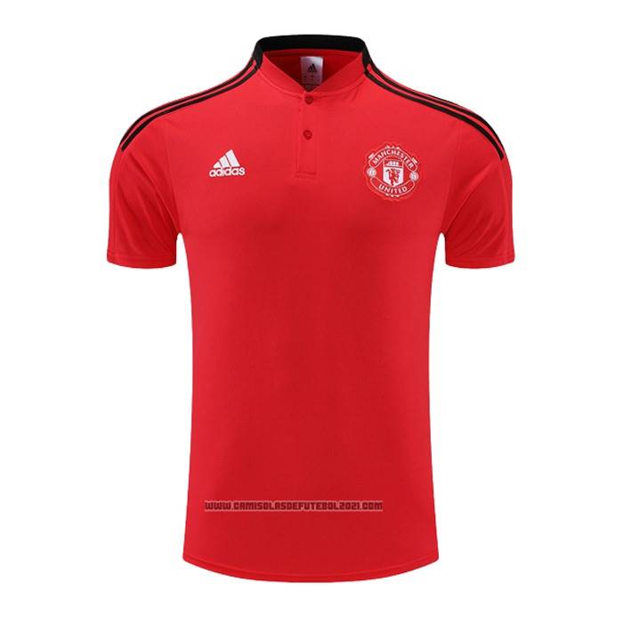 Camisola Polo del Manchester United 2022-2023 Vermelho